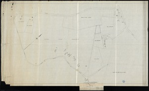 Topographical map: Bussey farm homestead