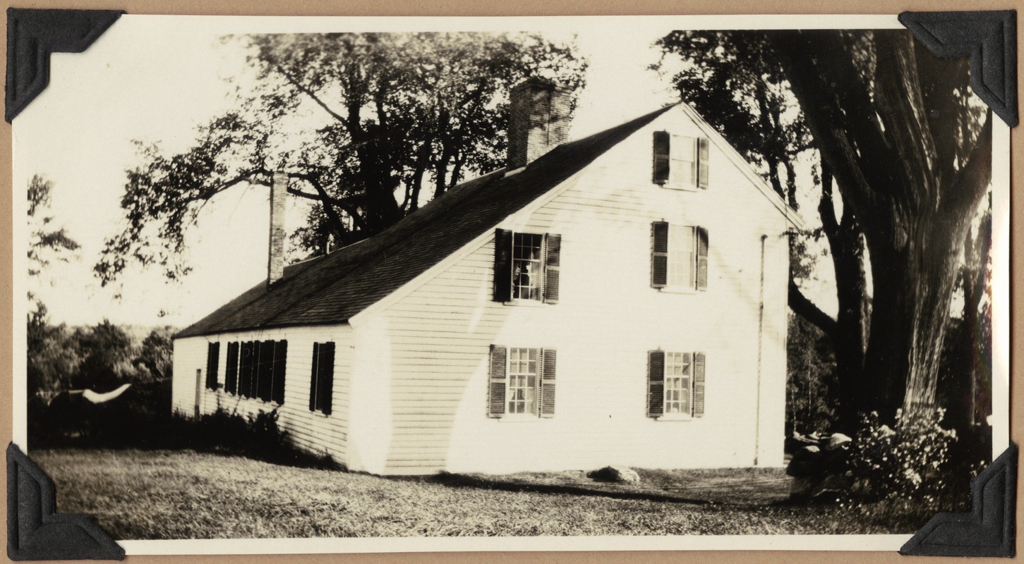 The west end of the GreenLeavitt house Digital Commonwealth