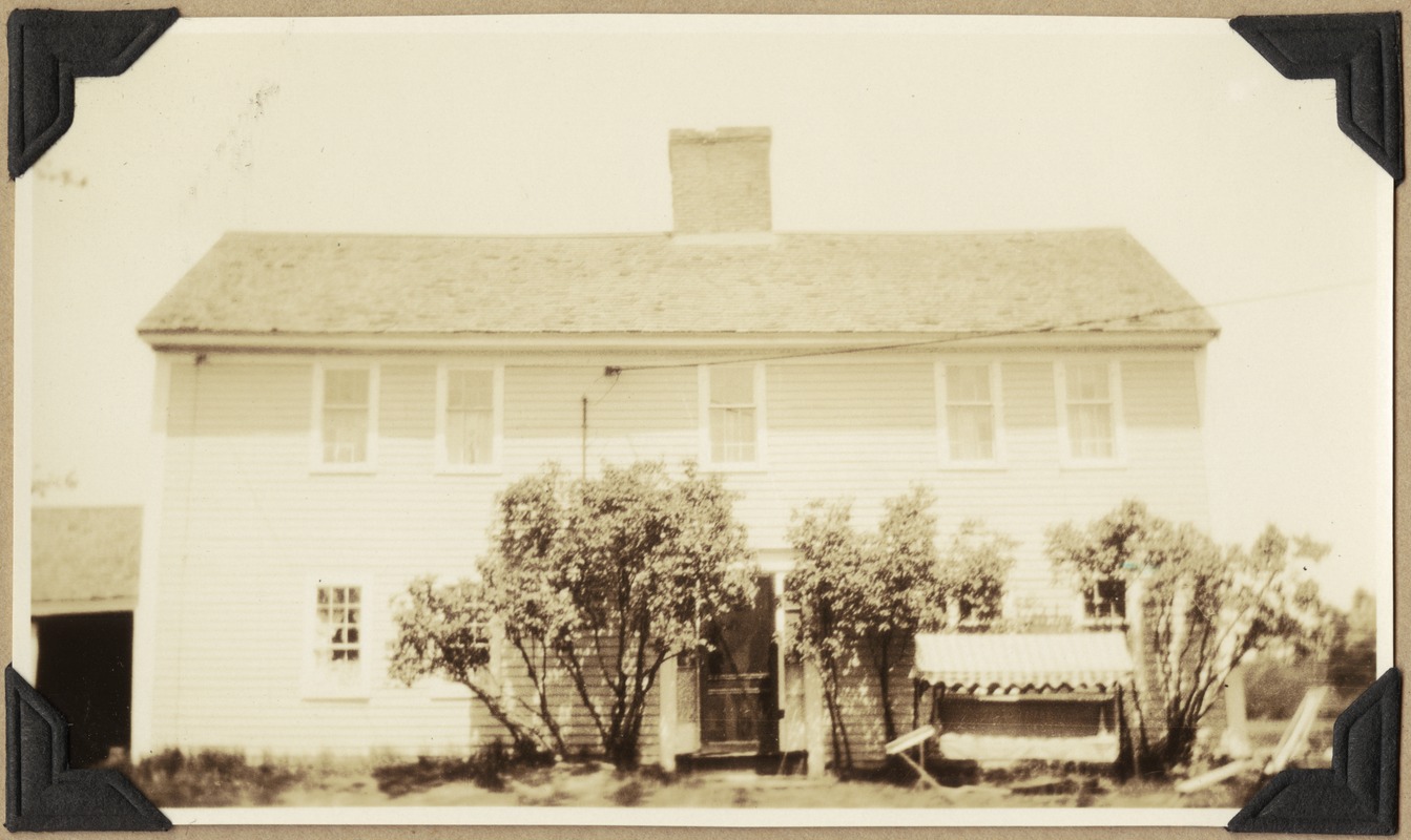 The Hartwell-Miller house, Concord Road