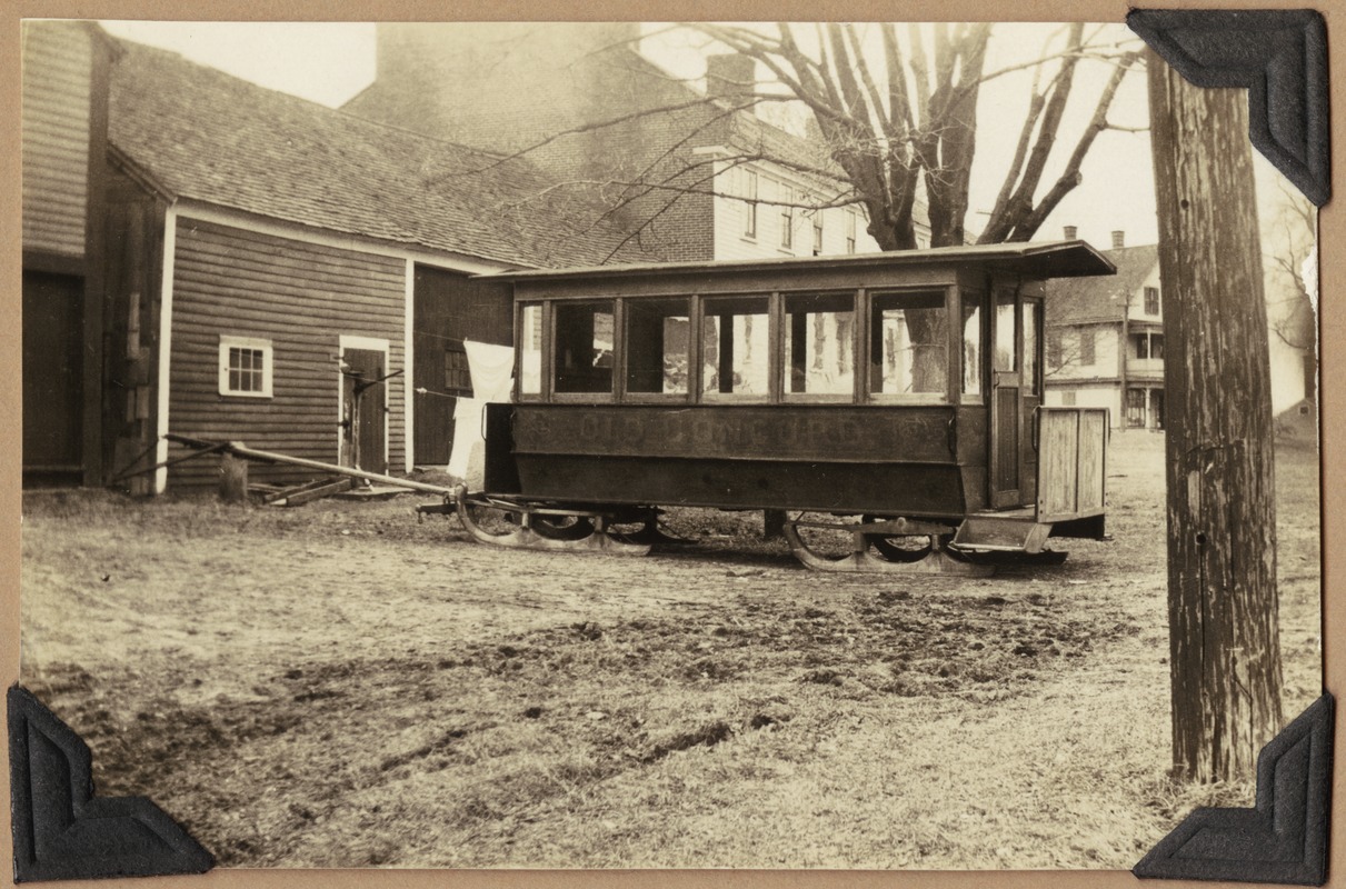 The high school "barge" on wheels in the summer and runners in winter