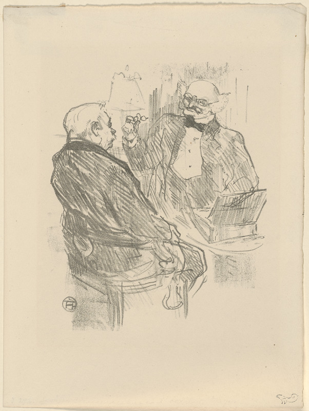 Georges Clémenceau et l'oculiste Mayer
