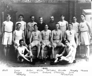 1903 Lawrence High School track team