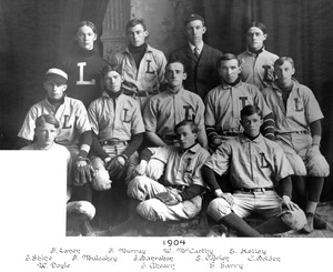1904 Lawrence High School baseball team