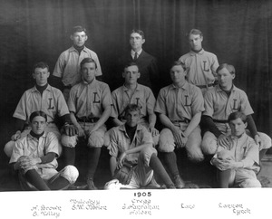 1905 Lawrence High School baseball team