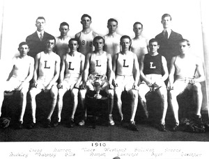 1910 Lawrence High School track team