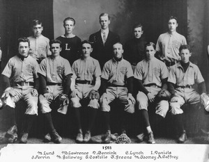 1911 Lawrence High School baseball team
