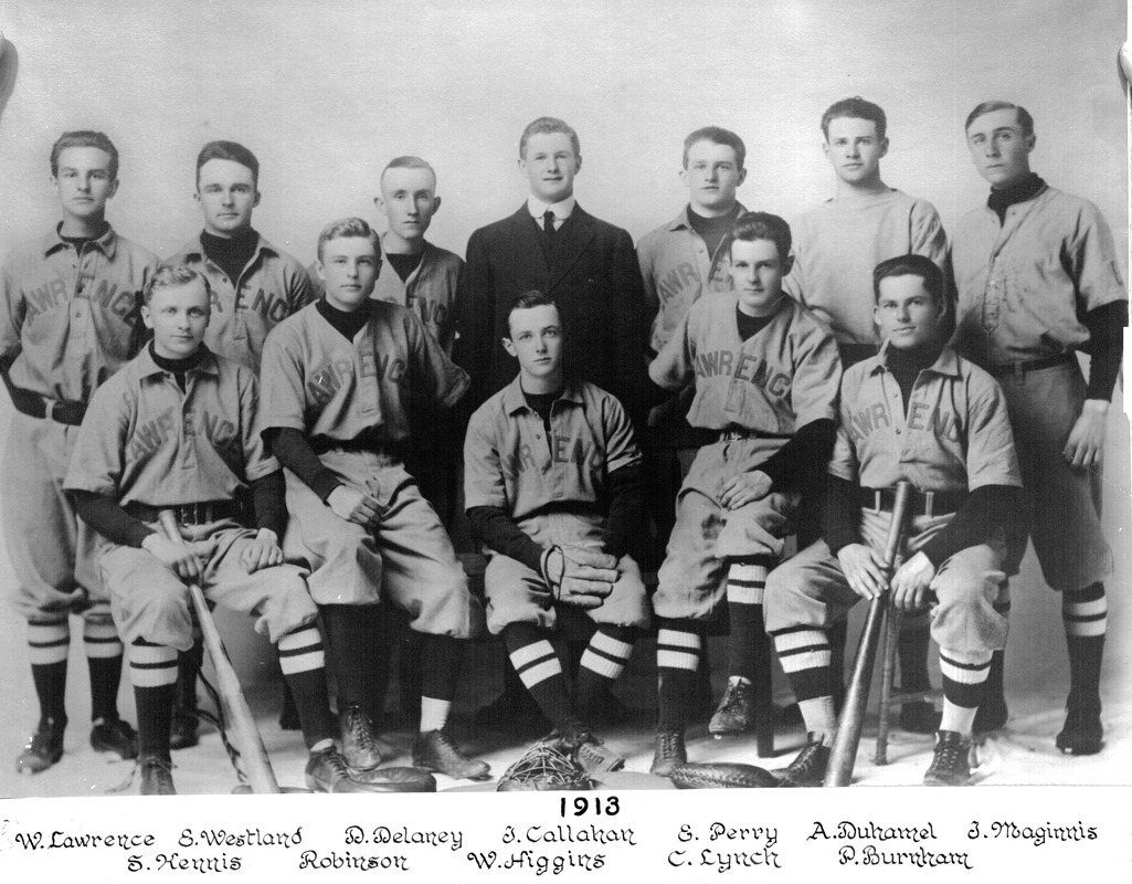 1913 Lawrence High School baseball team