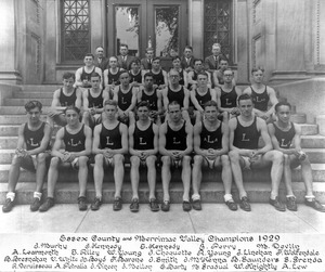 1929 Lawrence High School track team