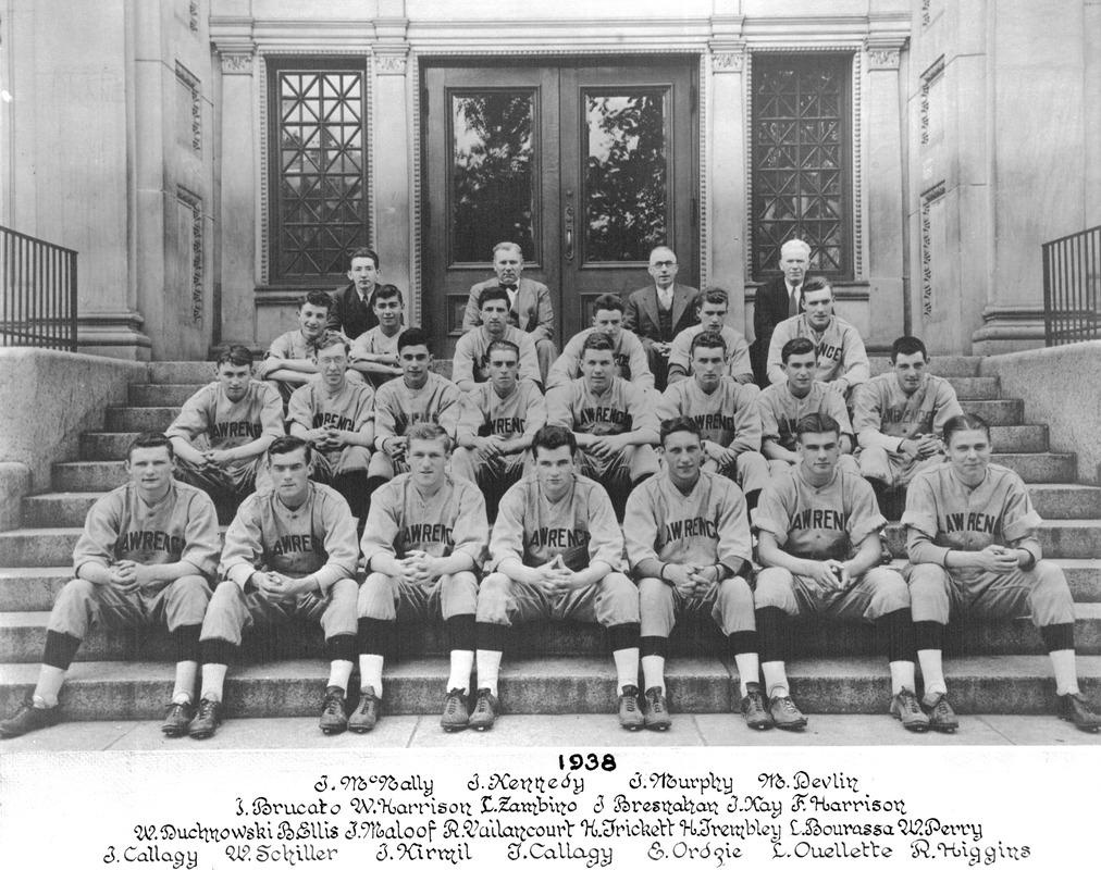 1938 Lawrence High School baseball team Digital Commonwealth