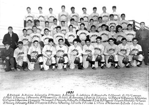 1951 Lawrence High School baseball team