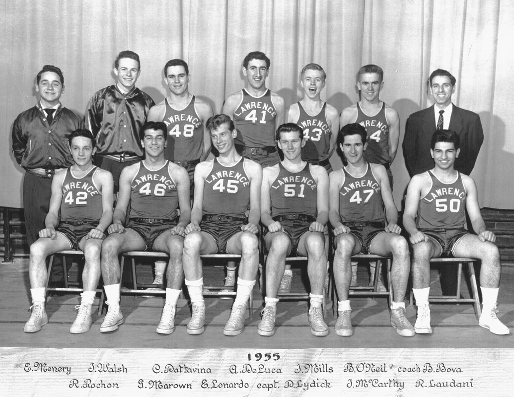 1955 Lawrence High School basketball team - Digital Commonwealth