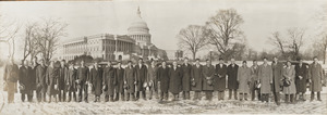Lawrence High School state championship football team at Washington, D.C. Dec. 27, 1933