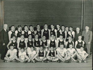 1948-49 Lawrence High School indoor track team
