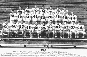 1953 Lawrence High School football team