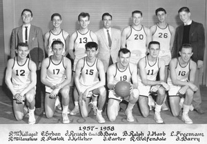1957-58 Lawrence High School basketball team