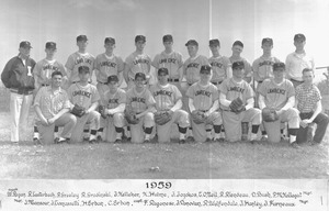 1959 Lawrence High School baseball team