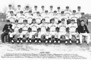 1962-63 Lawrence High School baseball team