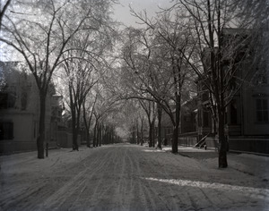 Street in "blizzard Feb. 1898"