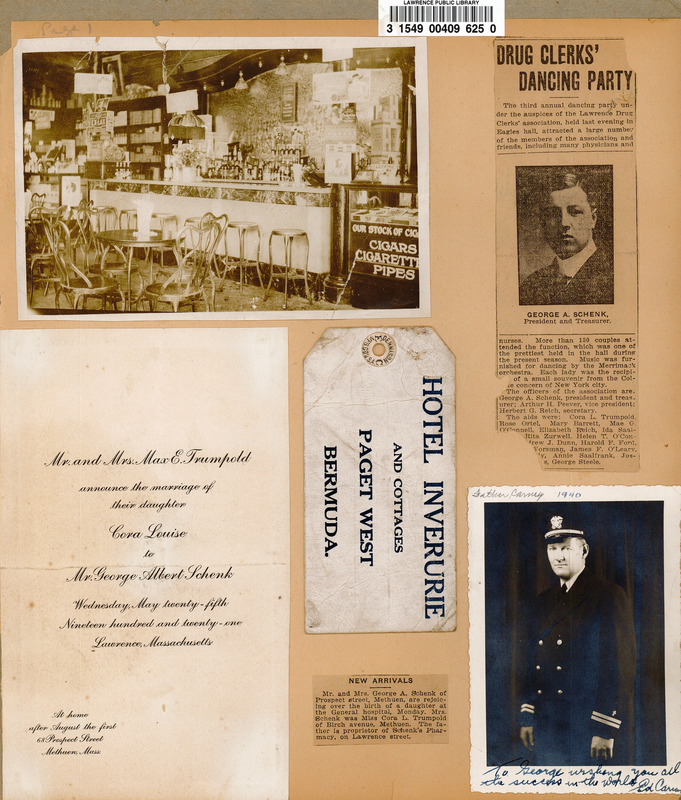 Schenk family scrapbook pages