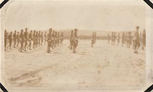 Review and inspection at U.S. Marine base Quantico, VA