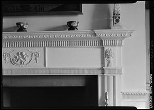 Pingree House, Salem, East bedroom fireplace detail