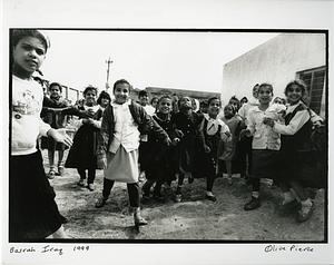 Basrah Iraq, Recess, Elementary School, Center for the Internally Displaced, 1999