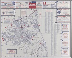 Map of Natick and Wayland, Massachusetts - Digital Commonwealth