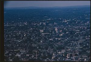 Elevated view of Boston