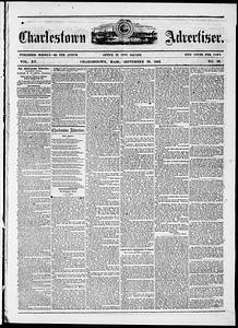 Charlestown Advertiser, September 30, 1865