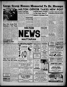 Milton Mattapan News, December 05, 1946