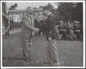 James M. Burt and President Harry Truman