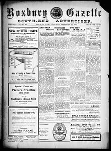 Roxbury Gazette and South End Advertiser, September 27, 1913