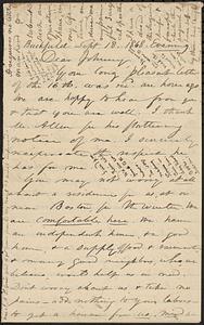 Letter from Zadoc Long to John D. Long, September 18, 1868