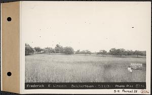 Contract No. 21, Portion of Ware-Belchertown Highway, Ware and Belchertown, land of Frederick E. Lincoln, Plan No. S-2, Belchertown, Mass., Jul. 22, 1931