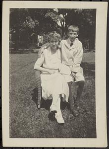 Flora Bradford and Charles M. Bardwell in 1922