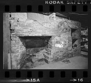 Old fireplace uncovered in Grog