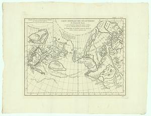 Carte generale des decouvertes de l'Amiral de Fonte, et autres navigateurs espagnols, anglois et russes pour la recherche du passage a la mer du sud