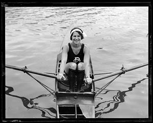 Genevieve Peabody of Salem, champion sculler
