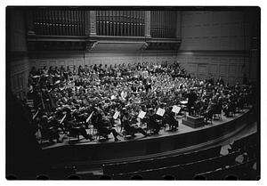 Recording "La Mer" for Victor R.C.A., Dr. K & Boston Symphony Orchestra, also recording mch.