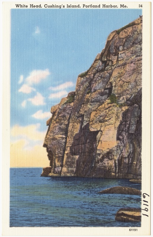 White Head, Cushing's Island, Portland Harbor, Me. Digital Commonwealth
