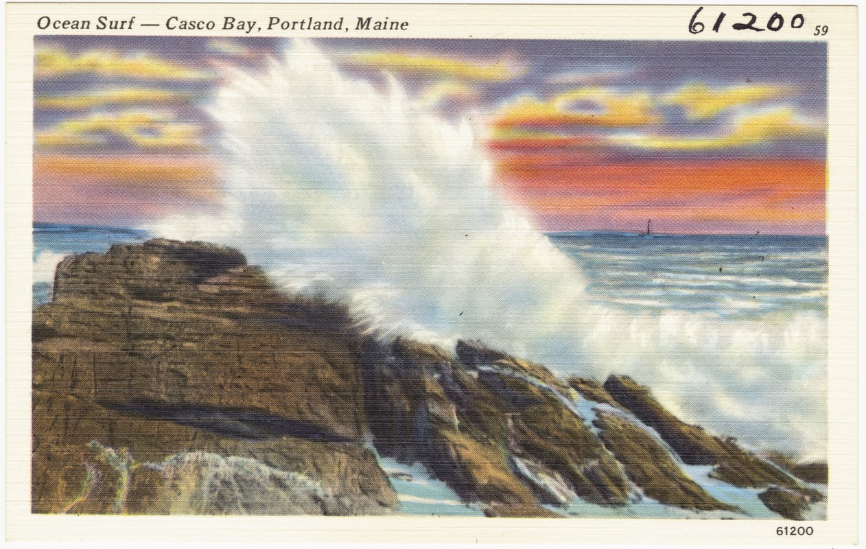 Ocean Surf -- Casco Bay, Portland, Maine