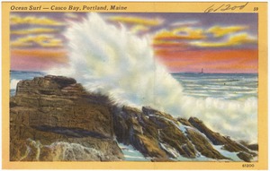 Ocean Surf -- Casco Bay, Portland, Maine