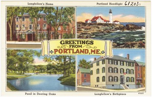 Greetings from Portland, Me.