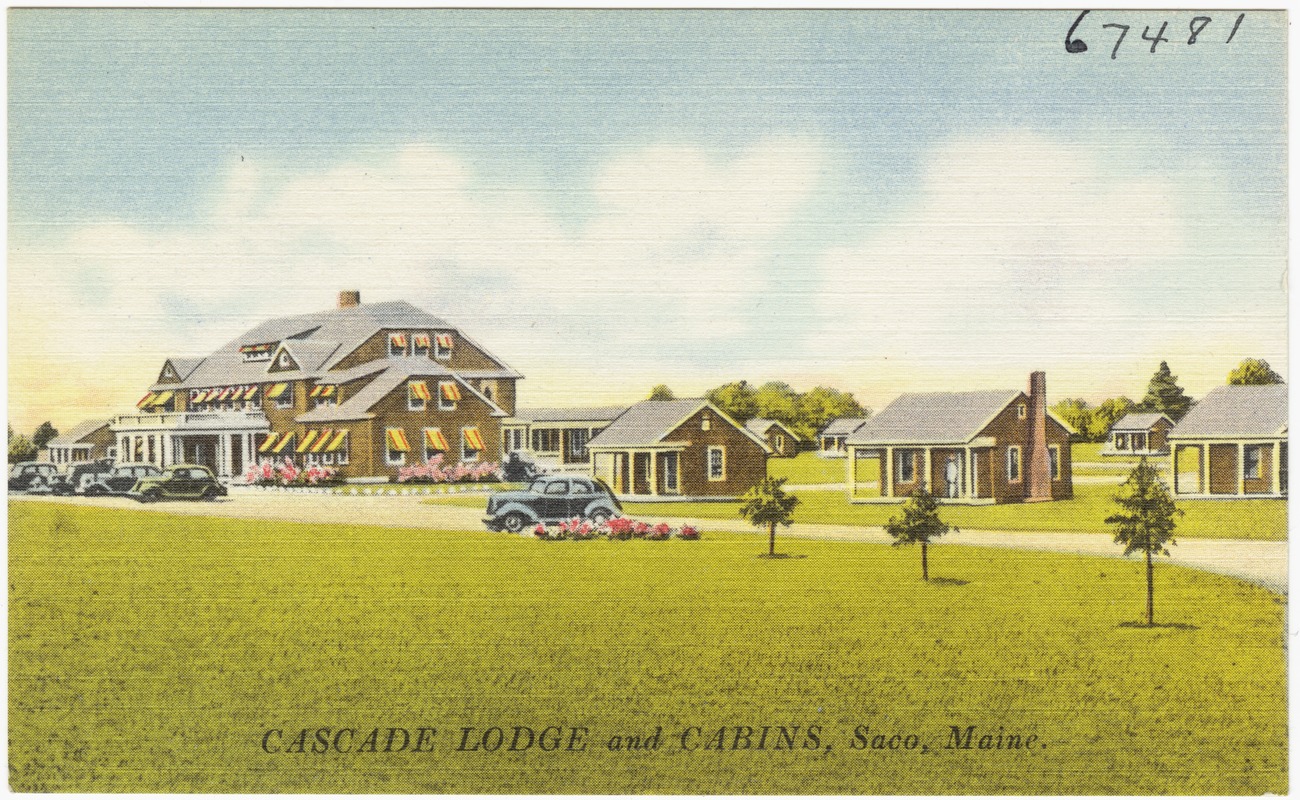 Cascade Lodge and Cabins, Saco, Maine Digital Commonwealth