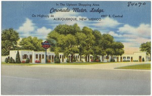 Coronado Motor Lodge, on Highway 66, 4907 E. Central, Albuquerque, New Mexico