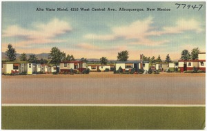 Alta Vista Motel, 4210 West Central Ave., Albuquerque, New Mexico