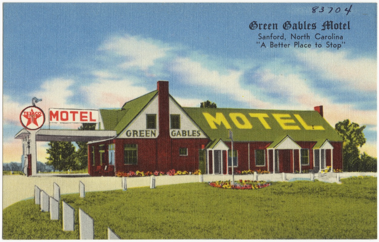 Green Bables Motel, Sanford, North Carolina, " A better place to stop"