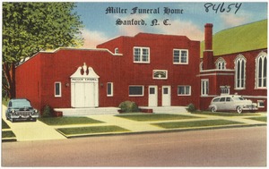 Miller Funeral Home, Sanford, N. C.