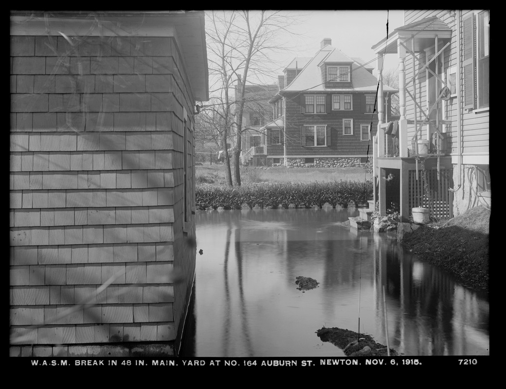 Distribution Department, Weston Aqueduct Supply Mains, break in 48inch