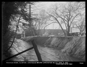 Wachusett Department, Nashua River, upstream below Lancaster Mills (compare with No. 7241), Clinton, Mass., Apr. 5, 1916